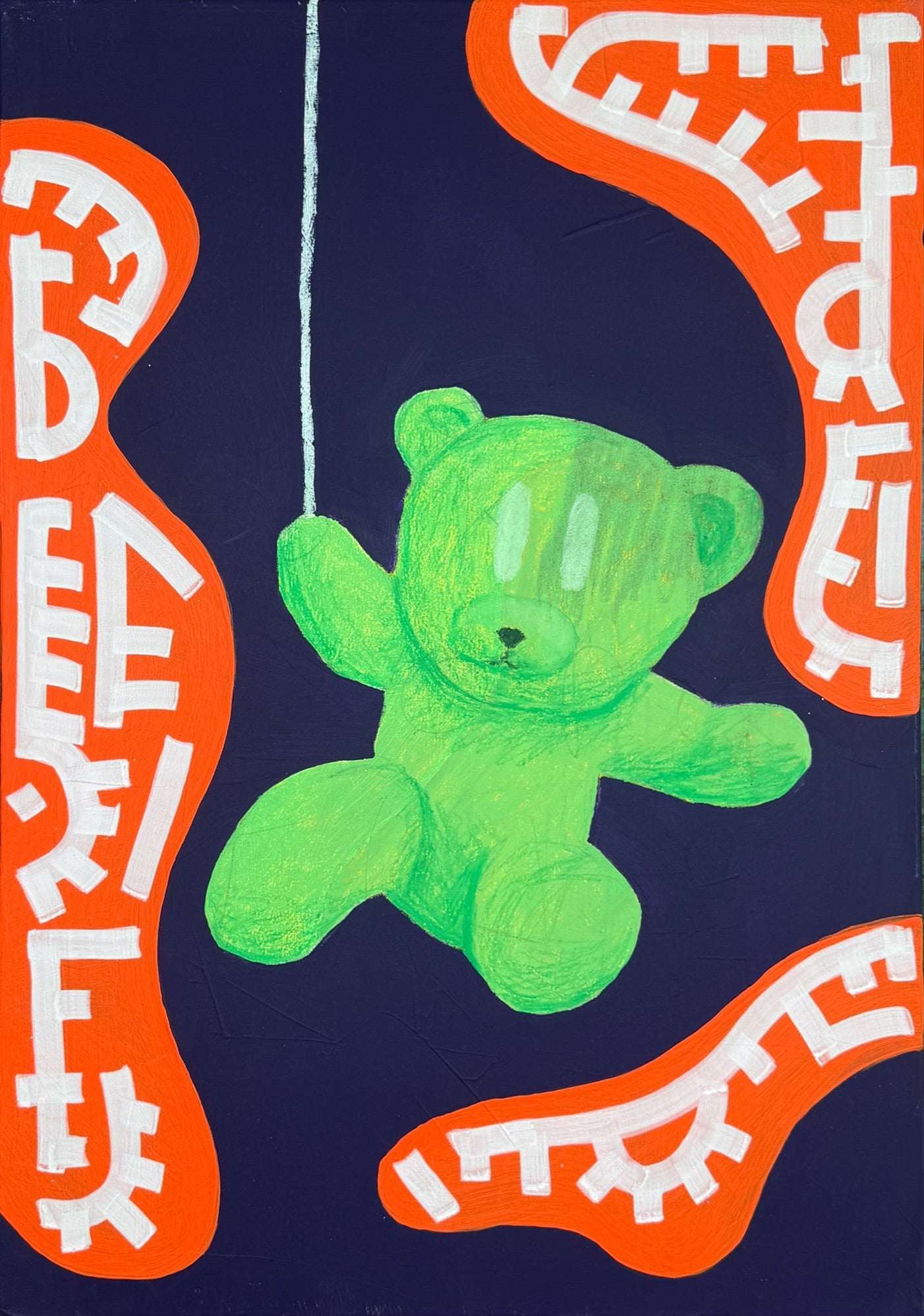 "Falling Bear" 2024